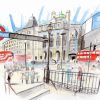 Piccadilly Circus - Watercolour