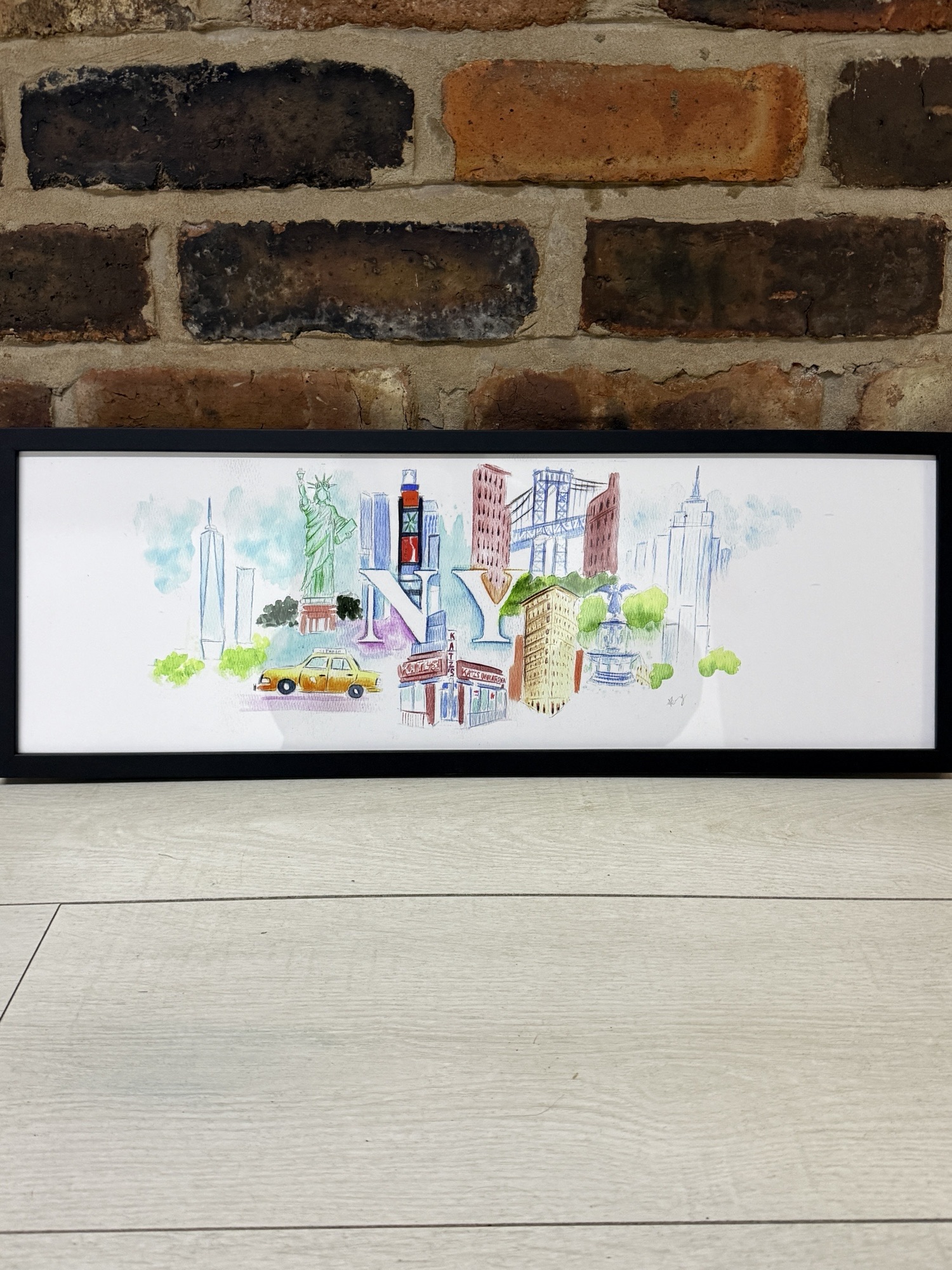 NY - 600 x 200mm
